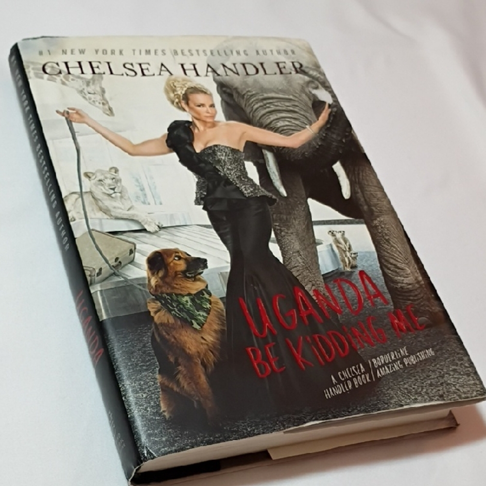 Uganda Be Kidding Me Hardcover Journal - Chelsea Handler - Black & Red Cover